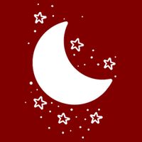 Cool Moon And Stars Night Cooling Performance Long Sleeve Crew