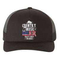 Country Music And Beer That's Why I'm Here Funny Yupoong Adult 5-Panel Trucker Hat