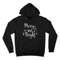 Cute Merry And Bright Christmas Lights Tall Hoodie