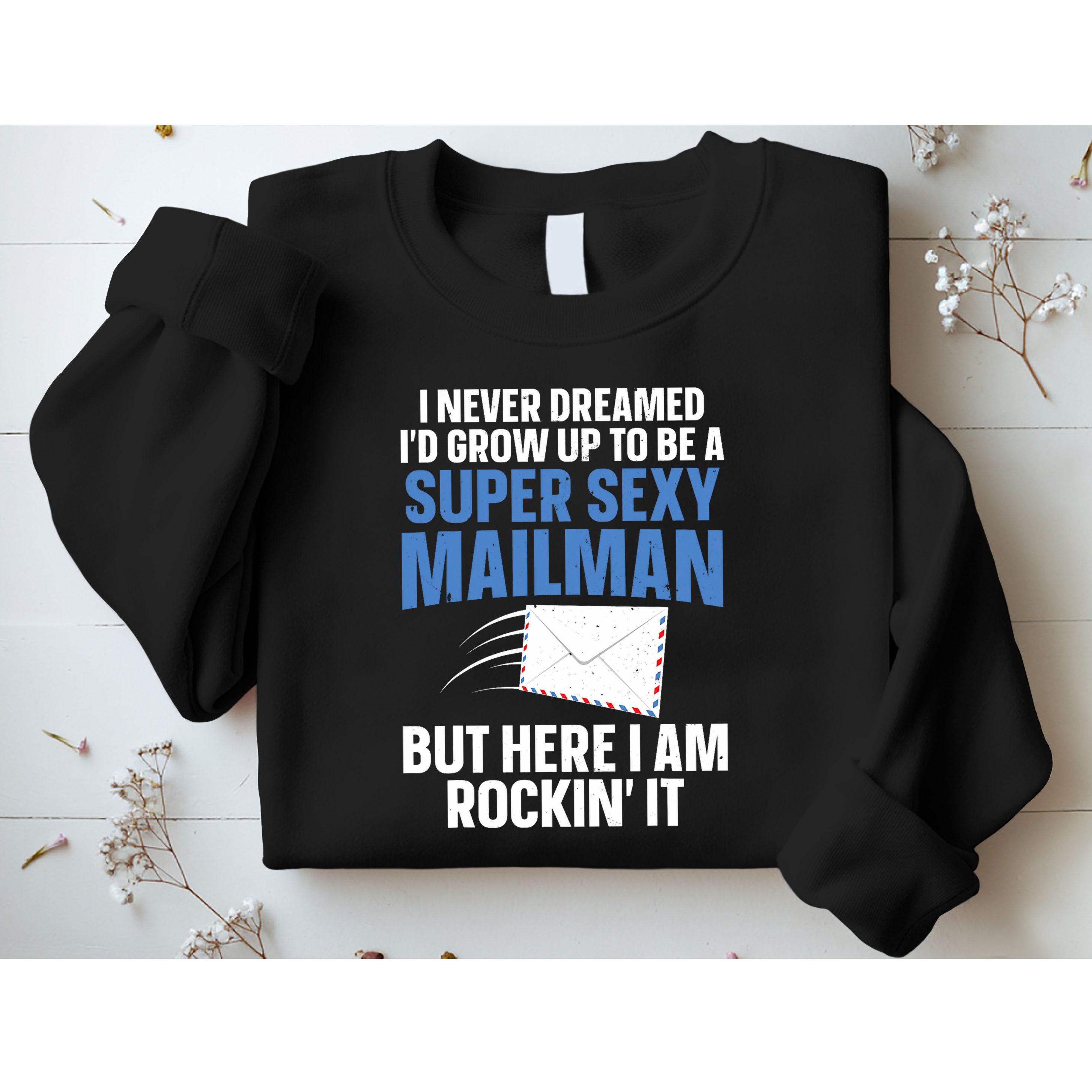 Cool Mailman Art For Postal Worker Post Office Mail Sweatshirt