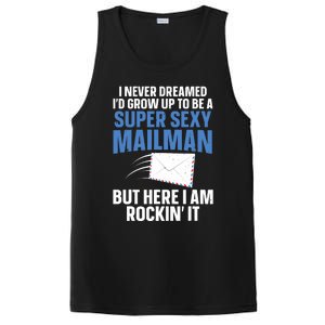 Cool Mailman Art For Postal Worker Post Office Mail PosiCharge Competitor Tank