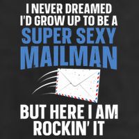 Cool Mailman Art For Postal Worker Post Office Mail Golf Towel