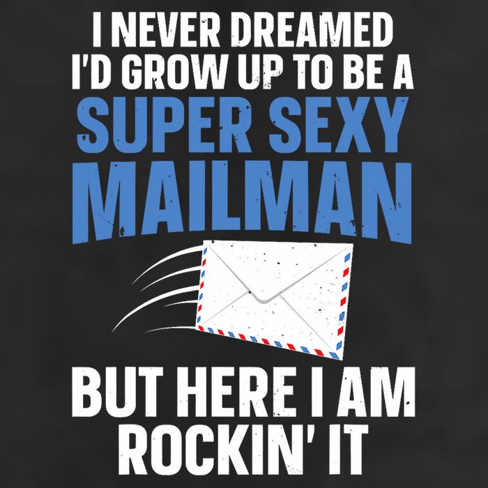 Cool Mailman Art For Postal Worker Post Office Mail Golf Towel