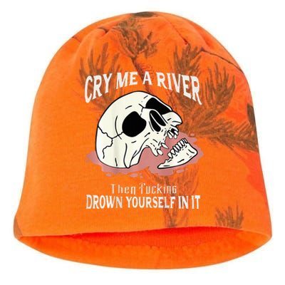 Cry Me A River Then Drown Yourself In It Kati - Camo Knit Beanie