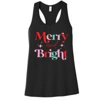 Christmas Merry And Bright Women's Racerback Tank