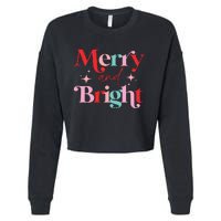 Christmas Merry And Bright Cropped Pullover Crew