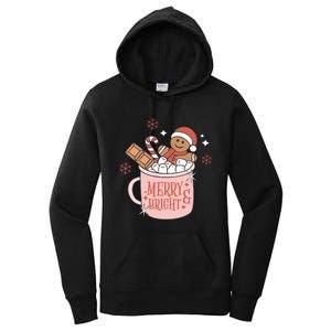 Christmas Merry And Bright Gingerbread Latte Women's Pullover Hoodie