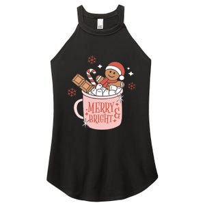 Christmas Merry And Bright Gingerbread Latte Women's Perfect Tri Rocker Tank