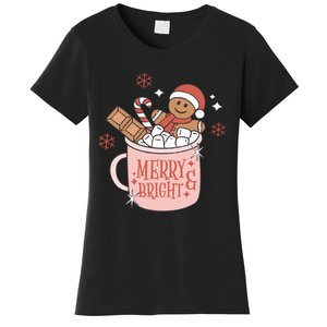 Christmas Merry And Bright Gingerbread Latte Women's T-Shirt