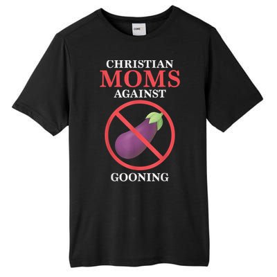 Christian Moms Against Gooning Tall Fusion ChromaSoft Performance T-Shirt