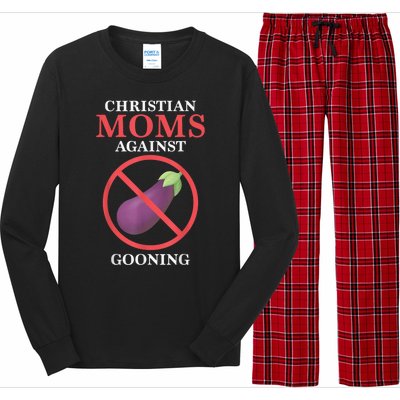 Christian Moms Against Gooning Long Sleeve Pajama Set