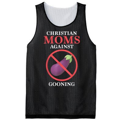 Christian Moms Against Gooning Mesh Reversible Basketball Jersey Tank