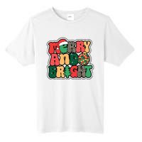 Cute Merry And Bright Christmas Xmas Tree Discoball Tall Fusion ChromaSoft Performance T-Shirt