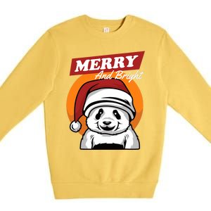 Christmas Merry And Bright Premium Crewneck Sweatshirt