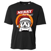 Christmas Merry And Bright Cooling Performance Crew T-Shirt