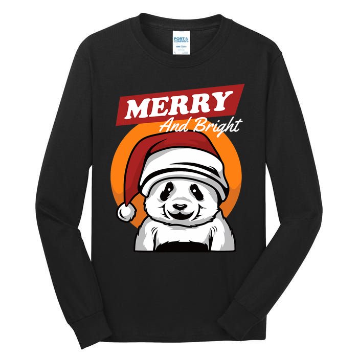 Christmas Merry And Bright Tall Long Sleeve T-Shirt