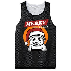 Christmas Merry And Bright Mesh Reversible Basketball Jersey Tank