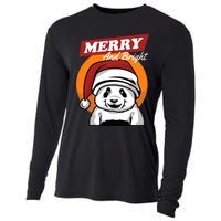 Christmas Merry And Bright Cooling Performance Long Sleeve Crew