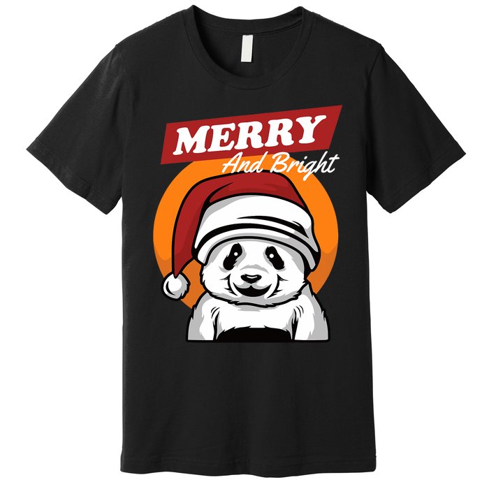 Christmas Merry And Bright Premium T-Shirt