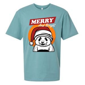 Christmas Merry And Bright Sueded Cloud Jersey T-Shirt