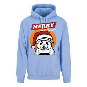 Christmas Merry And Bright Unisex Surf Hoodie