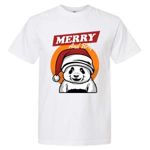 Christmas Merry And Bright Garment-Dyed Heavyweight T-Shirt