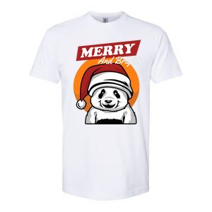 Christmas Merry And Bright Softstyle CVC T-Shirt