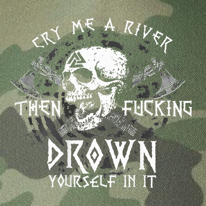 Cry Me A River Then Fucking Drown Yourself In It Legacy Tie Dye Trucker Hat