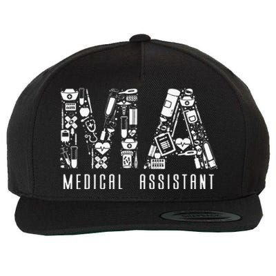 Certified Medical Assistant Cma Wool Snapback Cap