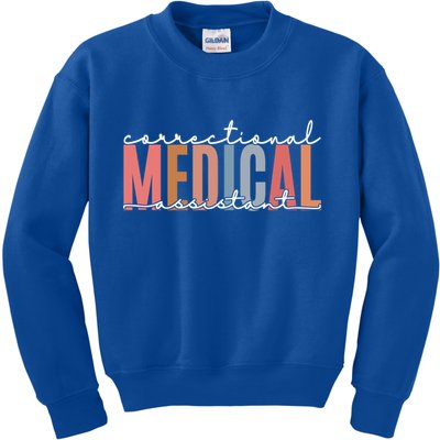 Correctional Medical Assistant Funny Correctional Nurse Gift Kids Sweatshirt