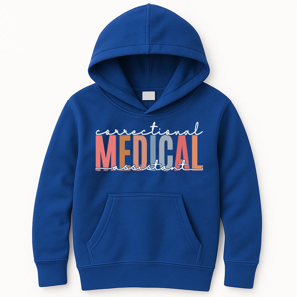 Correctional Medical Assistant Funny Correctional Nurse Gift Kids Hoodie