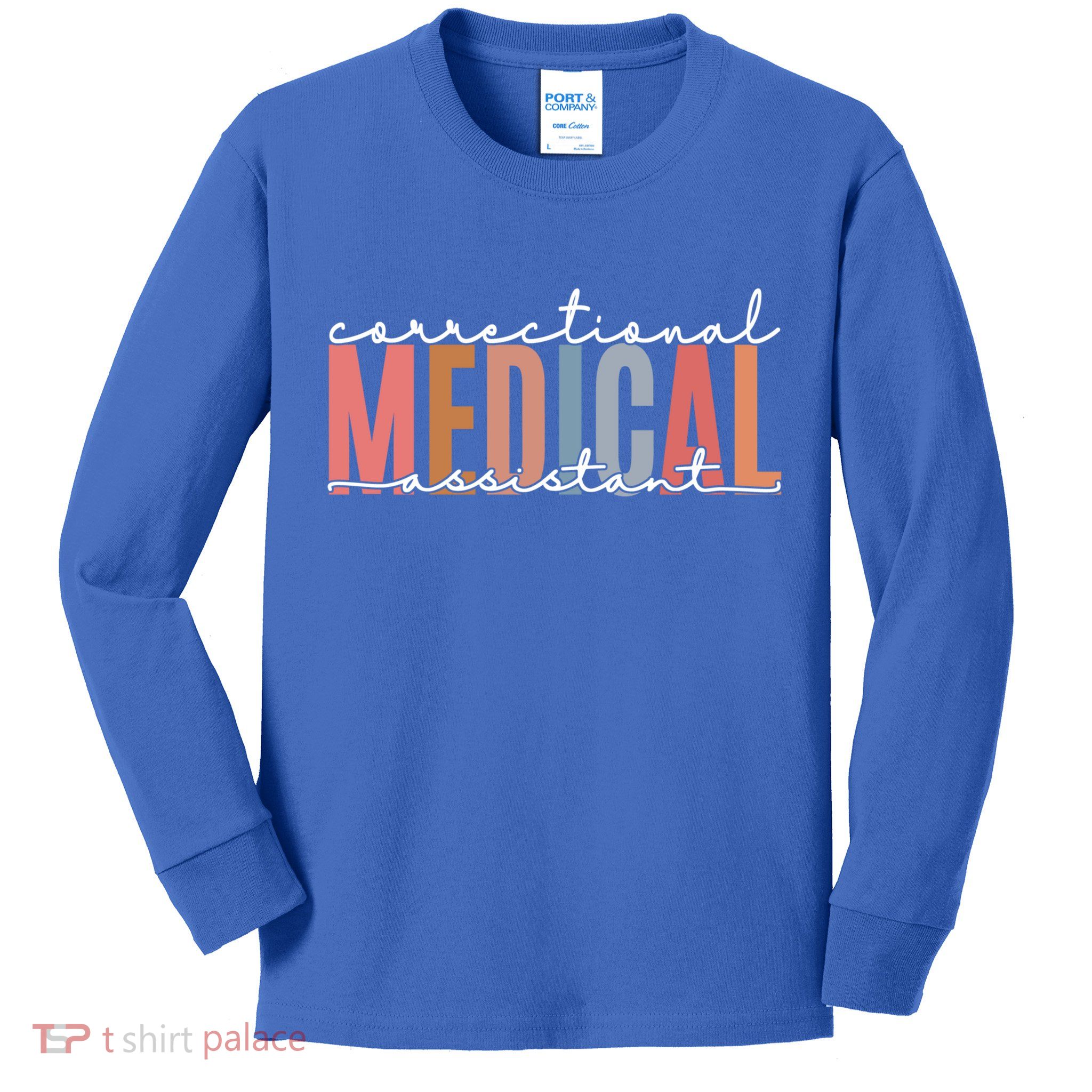 Correctional Medical Assistant Funny Correctional Nurse Gift Kids Long Sleeve Shirt