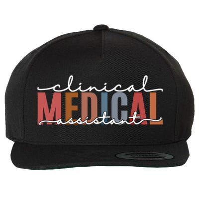 Clinical Medical Assistant Cute Gift Wool Snapback Cap