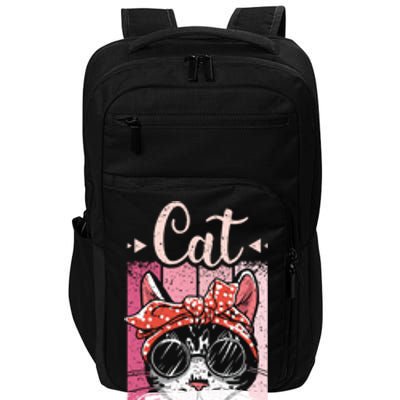 Cat Mom And Mom Cat With Cat Mother And Best Cat Mom Ever Cool Gift Impact Tech Backpack