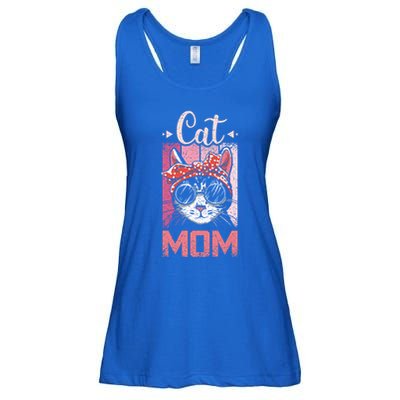 Cat Mom And Mom Cat With Cat Mother And Best Cat Mom Ever Cool Gift Ladies Essential Flowy Tank