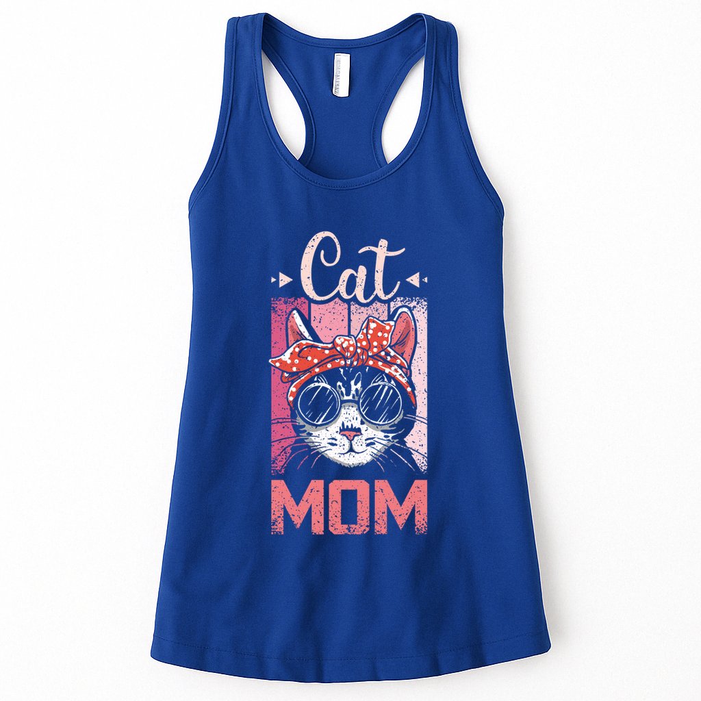 Cat Mom And Mom Cat With Cat Mother And Best Cat Mom Ever Cool Gift Womens Tank Top
