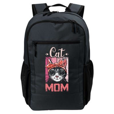 Cat Mom And Mom Cat With Cat Mother And Best Cat Mom Ever Cool Gift Daily Commute Backpack