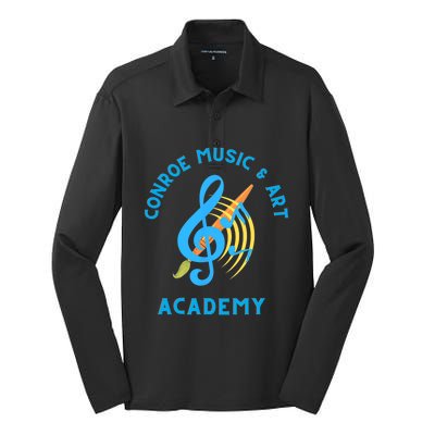 Conroe Music And Art Academy Silk Touch Performance Long Sleeve Polo