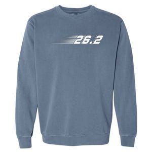 Cool Marathon Art For Marathoner Running Finisher Garment-Dyed Sweatshirt