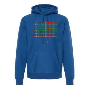 Clan Muirhead American Flag Scottish Tartan Gift Premium Hoodie