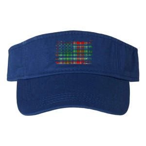 Clan Muirhead American Flag Scottish Tartan Gift Valucap Bio-Washed Visor