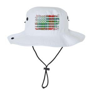 Clan Muirhead American Flag Scottish Tartan Gift Legacy Cool Fit Booney Bucket Hat