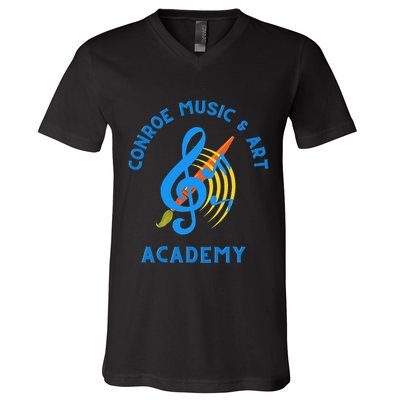 Conroe Music And Art Academy V-Neck T-Shirt