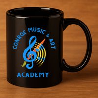 Conroe Music And Art Academy 11oz C Handle Ceramic Mug