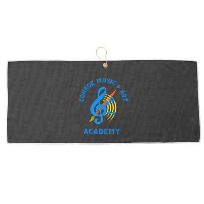 Conroe Music And Art Academy Large Microfiber Waffle Golf Towel