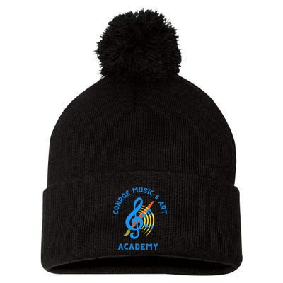 Conroe Music And Art Academy Pom Pom 12in Knit Beanie