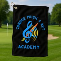 Conroe Music And Art Academy Golf Towel