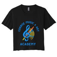 Conroe Music And Art Academy Women's Crop Top Tee
