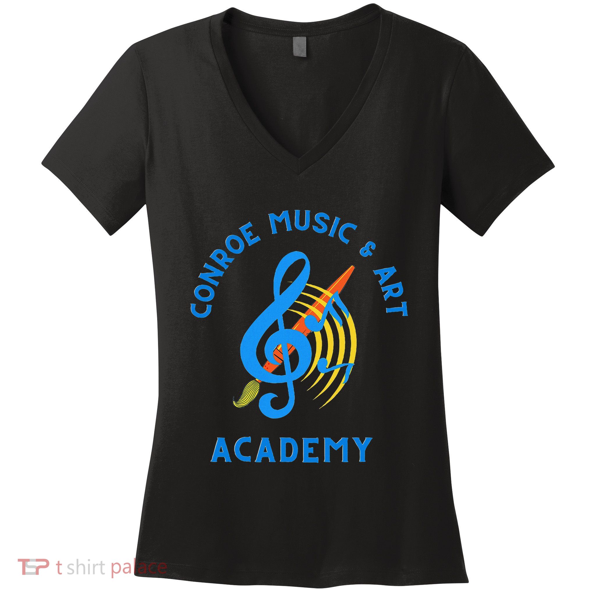 Conroe Music And Art Academy Women's V-Neck T-Shirt
