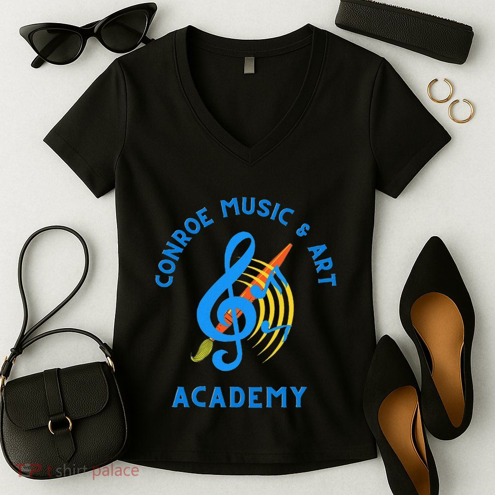 Conroe Music And Art Academy Women's V-Neck T-Shirt